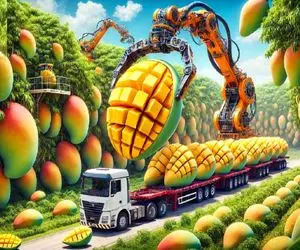 کشاورزی نوین؛ با تجهیزات به روز و مدرن و سموم نوین انبه کاشته هر دونه اش کیلویی