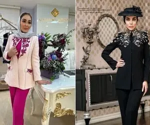 جدیدترین مدل های کت و شلوار مجلسی زنانه / امسال تو مهمونی ها لباسای باز دیگه مد نیستن