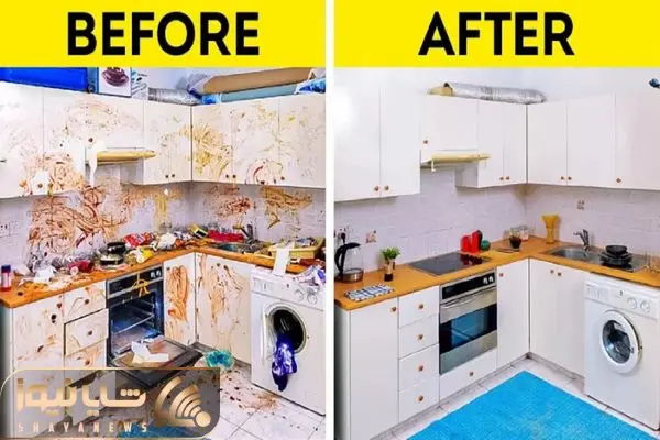 تمیز کردن خانه