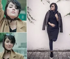 حجاب "افسانه پاکرو" با یه نیمچه روسری؛ گردن باز و بلورِش هر چی دله لرزوند!