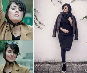 حجاب "افسانه پاکرو" با یه نیمچه روسری؛ گردن باز و بلورِش هر چی دله لرزوند!