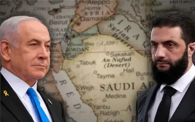 واکنش رژیم جولانی به حضور نتانیاهو در خاک سوریه