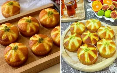 طرز تهیه کاپ کیک کرم دار / یه شیرینی خوشمزه و مجلسی با دستور پخت آسان