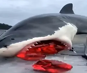 معماری طبیعت؛ کوسه سرمایه دریا رو روی عرشه کشتی بچه پولدارای خوش شانس بالا آوورد