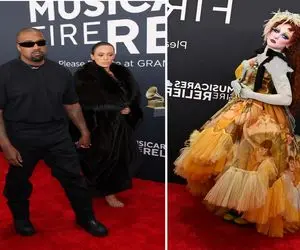 از اخراج کانیه وست تا حضور 2 رقیب روی صحنه/ اوج موسیقی و مد در سیرک پر جدال گرمی ۲۰۲۵