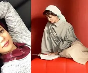 "الناز حبیبی" تو یه لوکیشن شاخ البته بی روسری؛ خانومی فقط یه قهوه دِبش کم داری!