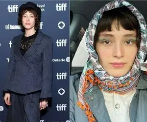 فرشته حسینی و پارادوکس جنسیتی تیپش رو فرش قرمز TIFF؛ زندگی در ایران و تبلیغ افغانستان