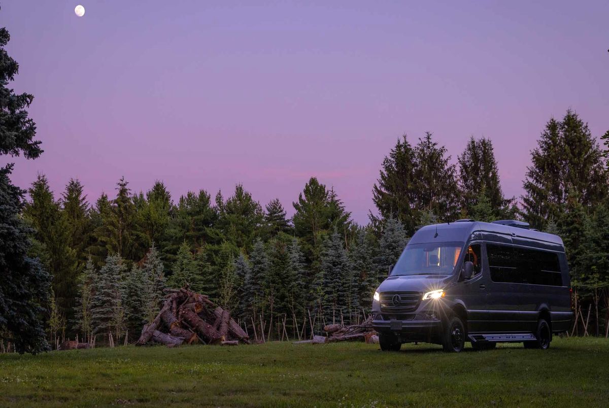 ARV Unveils Sprinter Camper With Wood Interior Made Entirely Of Cedar
