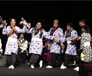 آواز شاد/کنسرت شده سالن عروسی با این رقص گروهی لری/استاد خودش کیف کرده