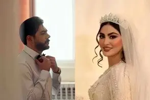 آواز احساسی؛ پیام احساسی شوهر مریم مومن با آهنگ لرزون لرزون به عروسش که زیباترینه