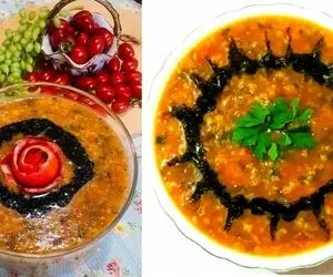 طرز تهیه آش آبغوره تبریزی به روش اصیل / یه آش عالی که توی هوای گرم هم میچسبه