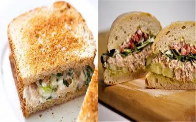 طرز تهیه ساندویچ تن ماهی / حال نداری تو یه روز گرم غذا بپزی؟ این ساندویچ میاد کمک