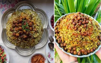 طرز تهیه کلم پلوی شیرازی به روش اصیل / طرفدارای پلو مخلوط این غذای عالی رو از دست ندن