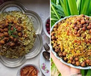 طرز تهیه کلم پلوی شیرازی به روش اصیل / طرفدارای پلو مخلوط این غذای عالی رو از دست ندن