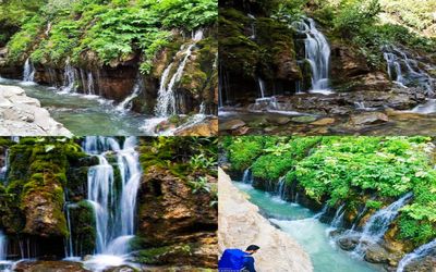 آبشار هفت چشمه یک گردشگری جذاب و ماجراجویانه اطراف کرج