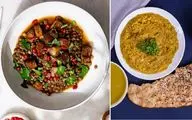 طرز تهیه خوراک عدس و بادمجون / یه شام ساده و مقوی که خیلی خوشمزه و لذیذه