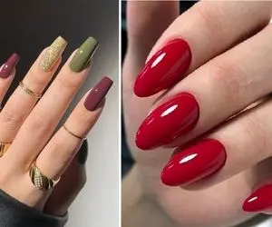 لاک ناخن پرزرق و برق / مثل خاله زنکا نمیشی اینا رو مد ترینای 2024 هستن واسه خاص پوشا