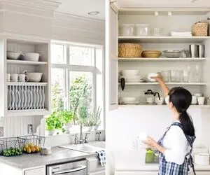 نحوه چیدمان کابینت مخصوص خانوم های باسلیقه و کدبانو / فضای کابینت ها رو سه برابر کن