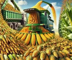 کشاورزی نوین؛ نحوه برداشت بیش از 6 میلیون ذرت در مزارع آمریکا که ببینی متعجب میشی