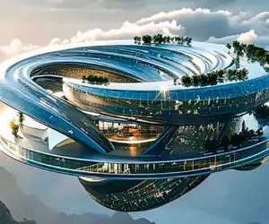 آتیه کیهان؛ 30 سال دیگه شهرها معلق وسط ابرا احداث میشن مردم با ترن هوایی جابه جا میشن