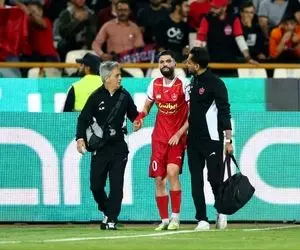 خبر بد برای پرسپولیس؛ یاسین سلمانی رباط صلیبی پاره کرد