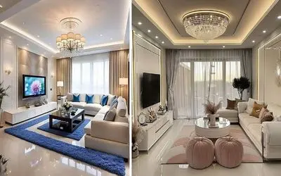 ایده طراحی داخلی پذیرایی بزرگ و کوچیک؛ مدرن یا کلاسیک، جیغ یا مینیمال در هر رنج سلیقه