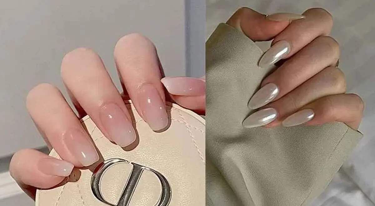 لاک ناخن طراحی کلاسیک 3