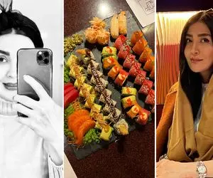 وقتی "مریم بانو" روزمرگی لاکچریشو میکنه تو چشم کاربرا؛ بابا سوشی خورِ باکلاس!