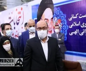  سردار دهقان و همسرش در ستاد انتخابات + عکس