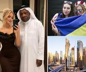 ماجرای ازدواج دختر زیبای اوکراینی با مرد ثروتمند و پیر اماراتی