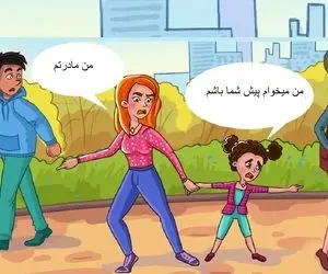 هوش تصویری؛ اگه زدی رو دست باهوشا بگو این دختر ِنق ِنقو بچه کدوم از این خانوماست؟