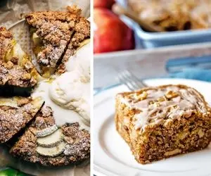 با گردو و سیب یه کیک دلبر بپز؛ خوشمزه جات خونه رو خودت حرفه ای وار هندل کن