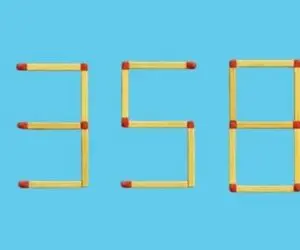 بزرگترین عددی که با جابجایی دقیقاً ۲ چوب کبریت می‌توان به دست آورد، چیست؟