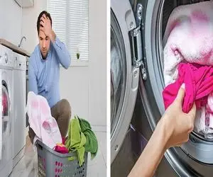 رنگ پس دادن لباس ها تو لباسشویی رو با این ترفندا کنسل کن؛ دیگه قرار نیس واسش حرص بخوری