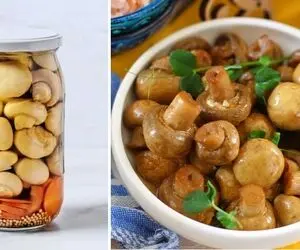 طرز تهیه ترشی قارچ خونگی / یه کنار غذای فوق العاده با مزه بی نظیر