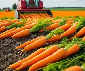 کشاورزی نوین؛ با تجهیزات مدرن هویج کاشتن اندازه بیل مکانیکی با طعم نیشکر