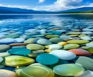 مستند کاوش؛ خوشگلترین سنگای رنگی و قیمتی تو این دریاچه ژاپنه که آب زلالش مثه آینه اس