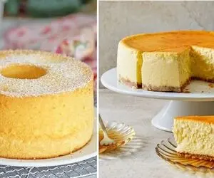 طرز تهیه کیک پنیری با فر و بدون فر / پف زیاد و مزه بی نظیر از کیک خونگی