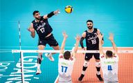 خلاصه بازی والیبال ایران-اسلوونی جمعه 17 تیر