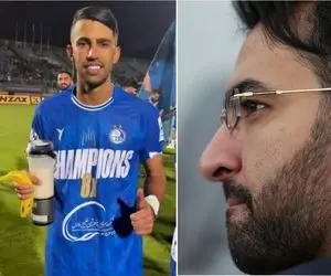 پاسخ آذری جهرمی به شیر موز خوردن رضاوند در جشن قهرمانی استقلال