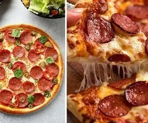 طرز تهیه پیتزا پپرونی خوشمزه / همراه با بهترین و ساده ترین دستور برای تهیه خمیر پیتزا