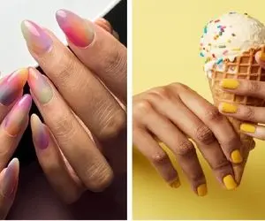 ایده برای طراحی ناخن تابستان 1403؛ ناخناتو به روز کن یه وقت تیپت خراب نشه