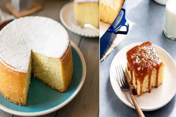 کیک شیر داغ