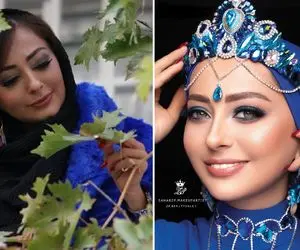 زیبایی خیره کننده "نفیسه روشن" بعد یه آرایش جذاب؛ عکس و متن رمانتیک برای همسرش!