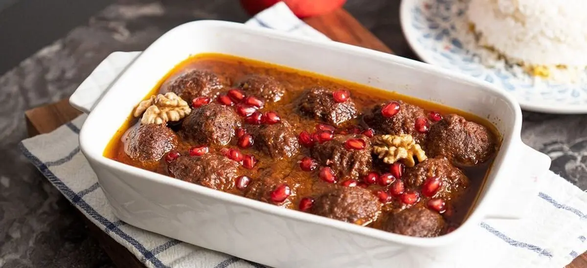 کوفته انار و گردو