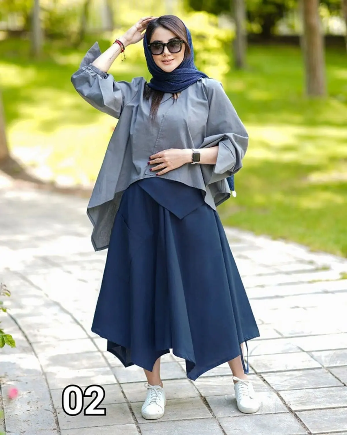 استایل با دامن