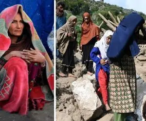 از آوار زلزله تا آوار نادانی! به فرموده طالبان، زنان باید زیر آوار بمانند!