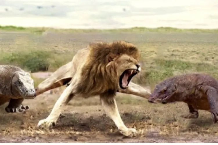 مستند حیات وحش؛ شیر در مقابل نیش کومودو هیچه