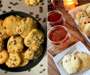 شیرینی کشمشی نوستالژیک ترین خوراکی عید نوروز/ روش پخت راحت و اندازه ها با لیوان