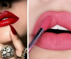 مدل های مختلفی از رژلب مایع با فرای انتظار زیبایی / حجم دهنده های قوی مات و براق 